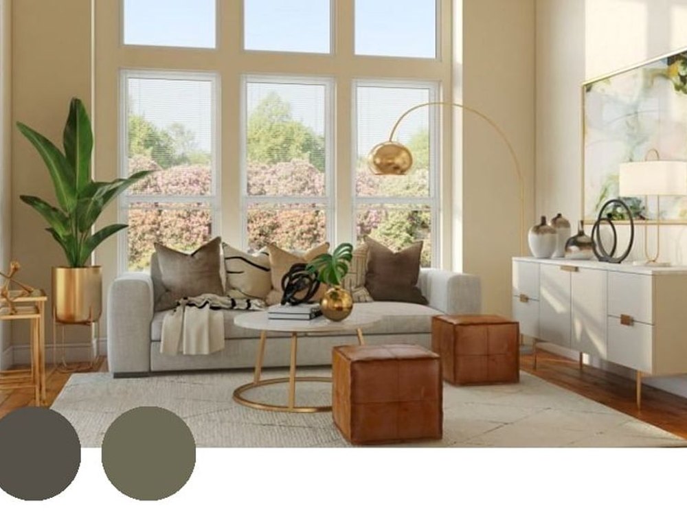A warm, thoughtfully renovated living space